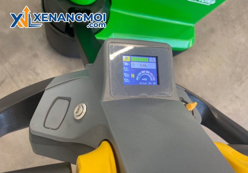 Xe nâng Pallet stacker Hangcha 1.5 tấn mini CDD15-WS-i 3 Tay lái thông minh đa chức năng tích hợp sẵn màn hình hiển thị mã lỗi