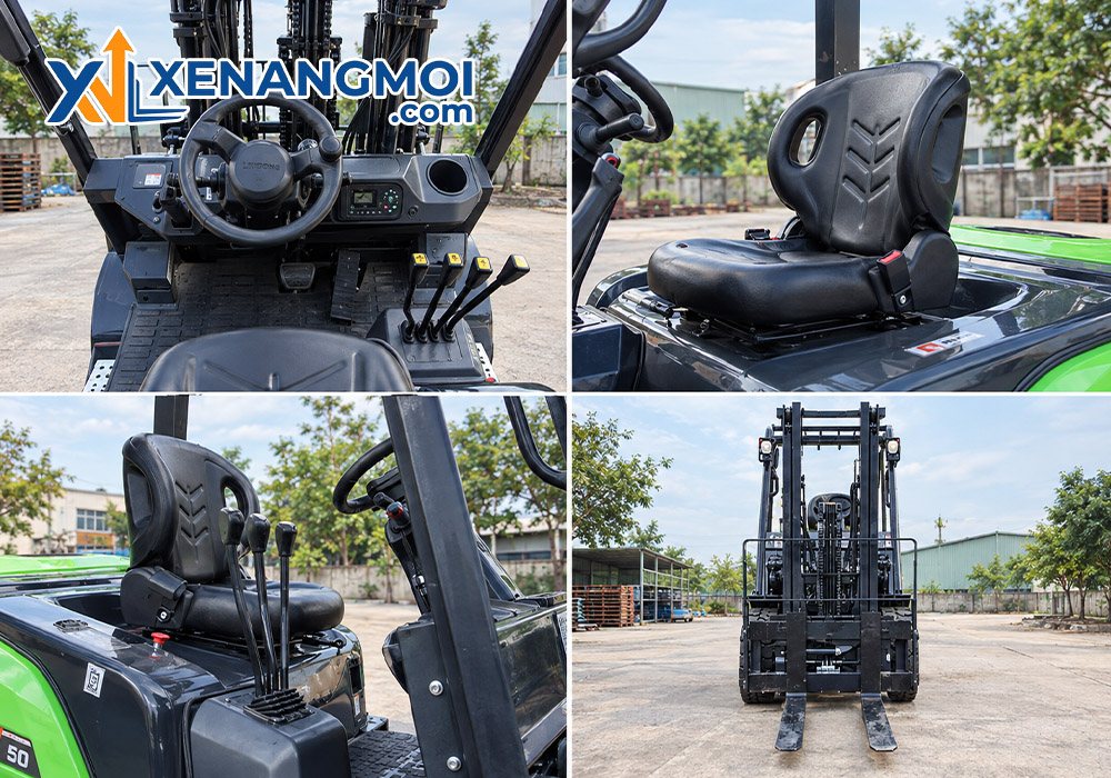 Xe nâng điện Liugong 5.0 tấn mini 4 Các chi tiết trên xe nâng điện Liugong 5.0 tấn mini