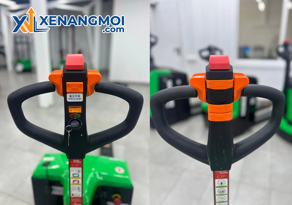 Xe nâng điện kéo tay Hangcha 1.5 tấn mini CBD15-WD-i 5 Tay điều khiển trên xe nâng điện kéo tay Hangcha 1.5 tấn mini CBD15-WD-i
