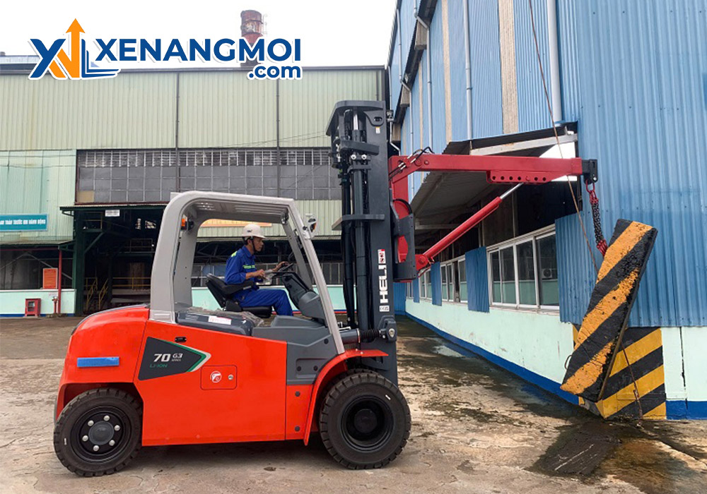 Xe nâng điện Heli 7.0 tấn dòng G3 4 Ứng dụng thực tế của xe nâng điện Heli 7.0 tấn dòng G3