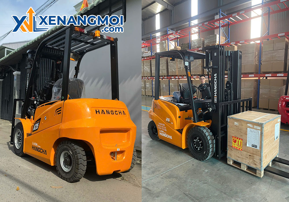Xe nâng điện Hangcha 2.5 tấn XA series 3 Xe nâng điện Hangcha 2.5 tấn XA series chính hãng