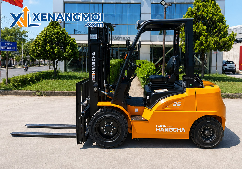 Xe nâng điện Hangcha 3.5 tấn dòng XE 5 Xe nâng điện Hangcha 3.5 tấn XE series