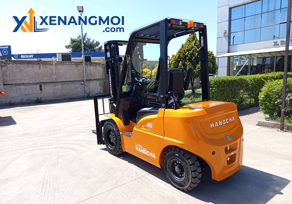 Xe nâng điện Hangcha 3.5 tấn dòng XE 3 Xe nâng điện Hangcha 3.5 tấn dòng XE nhập khẩu chính hãng