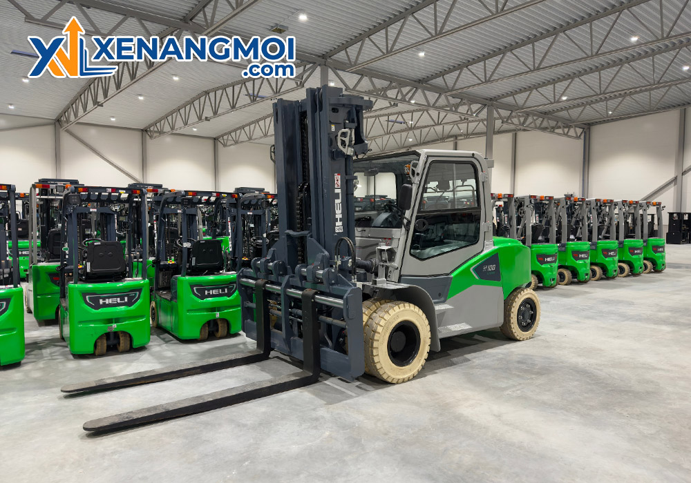 Xe nâng điện Heli 10.0 tấn G3 series 3 Xe nâng điện Heli 10.0 tấn dòng G3 series CPD100-GB2DLI