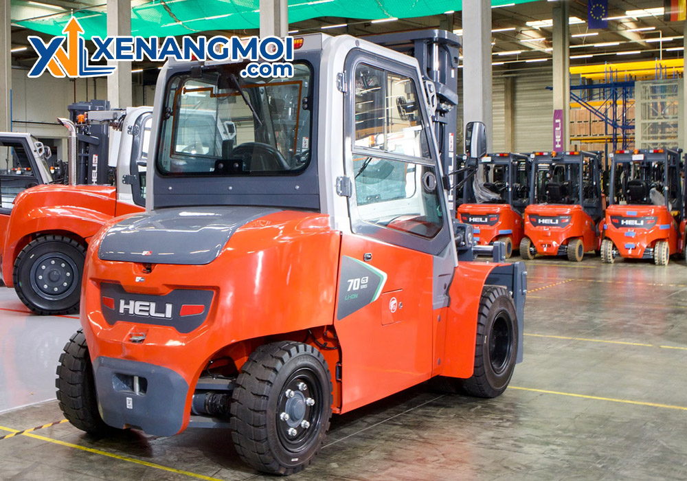 Xe nâng điện Heli 7.0 tấn dòng G3 5 Xe nâng điện Heli 7.0 tấn G3 series pin Lithium-ion