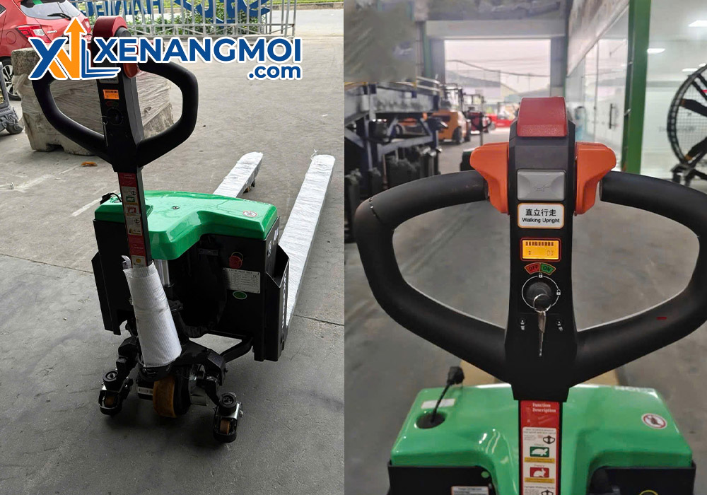 Xe nâng điện kéo tay Hangcha 2.0 tấn mini CBD20-WD-i 3 Xe nâng điện kéo tay Hangcha 2.0 tấn mini CBD20-WD-i tay điều khiển