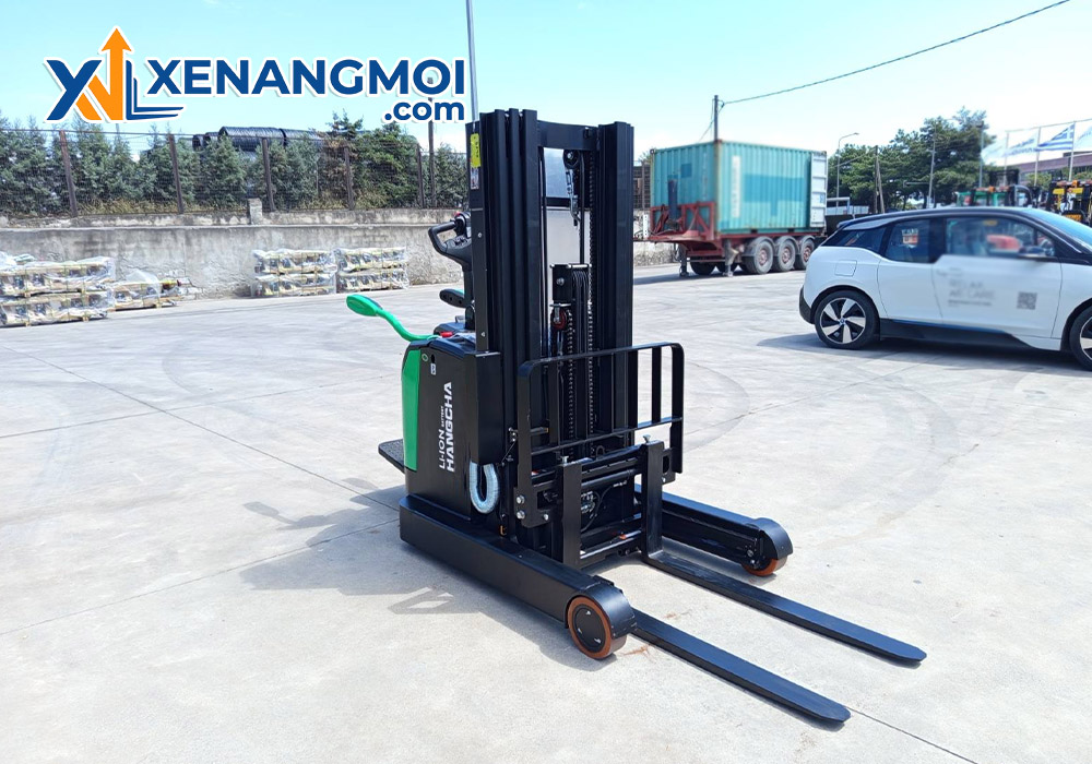 Xe nâng Pallet stacker Mastmove Hangcha 4 Xe nâng tay điện Pallet stacker Mastmove Hangcha