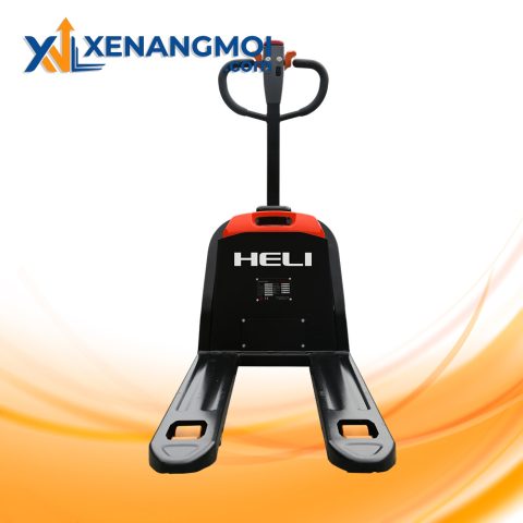 Xe nâng kéo tay điện Heli 2 Xe nâng tay điện dắt lái Heli CBD15J-Li-S