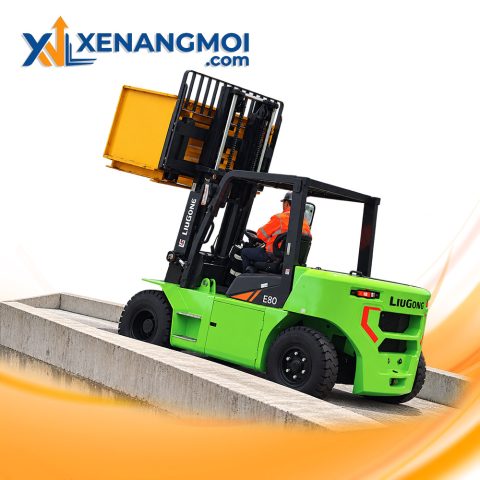 Xe nâng điện Liugong 8.0 tấn 1 Xe nâng điện Liugong 8.0 tấn giúp tối ưu hoạt động vận chuyển hàng hóa