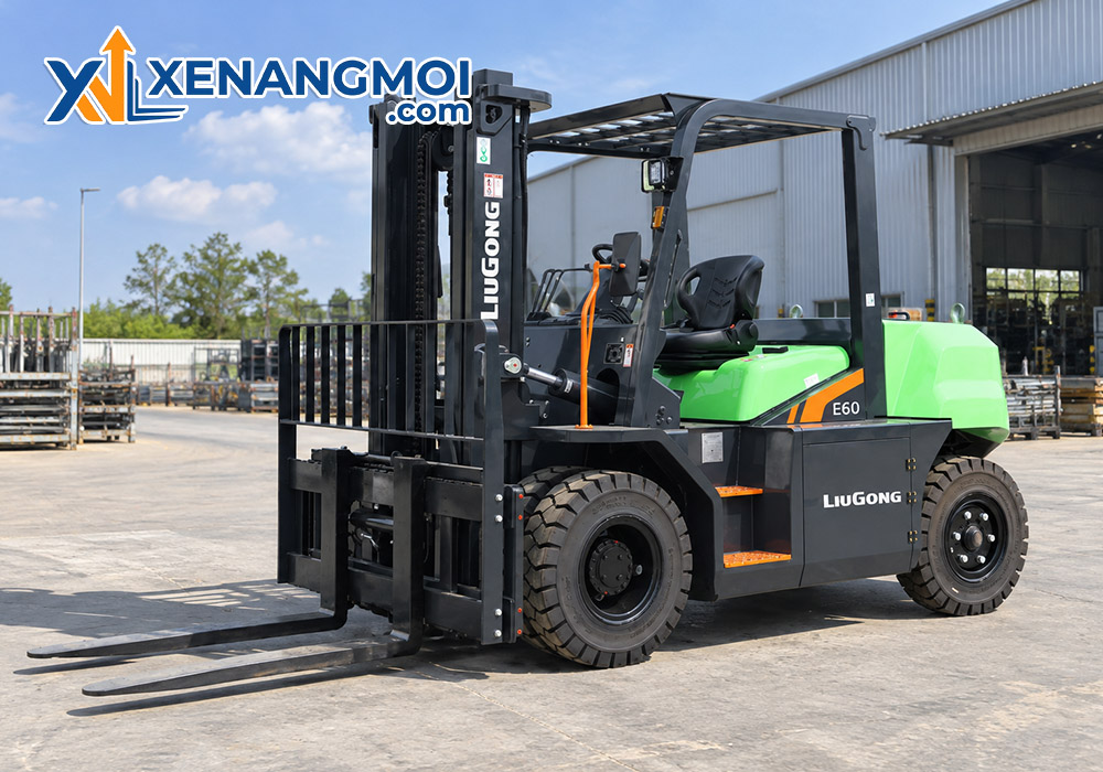 Xe nâng điện Liugong 6.0 tấn 2 Xe nâng điện liugong 6.0 tấn phù hợp cho kho xưởng công nghiệp
