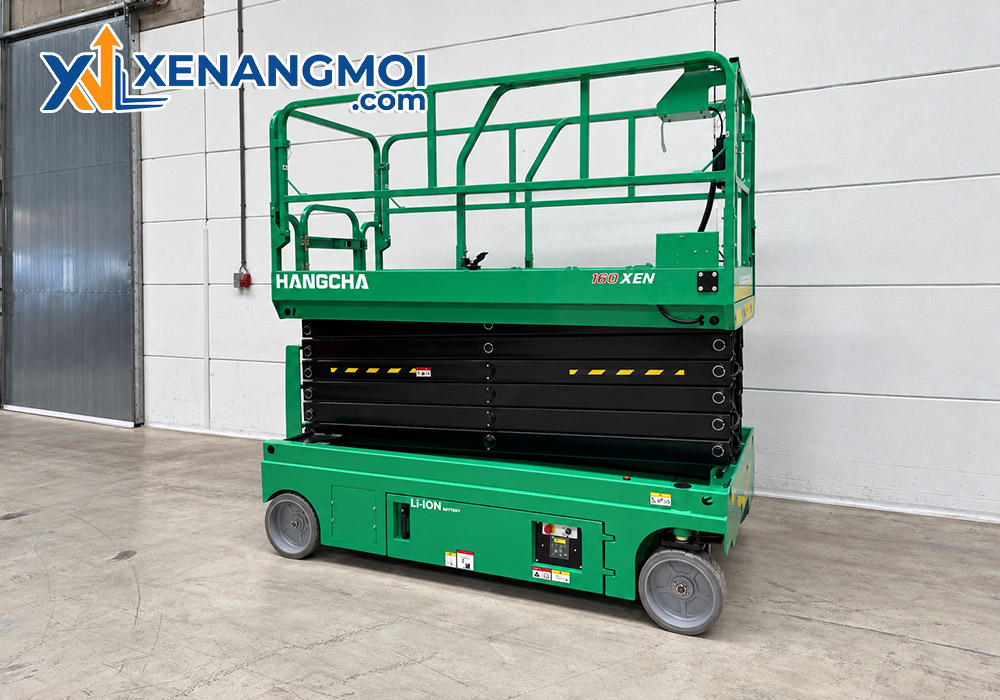 Xe nâng người dạng cắt kéo 16m Hangcha 160XEN 5 Xe nâng người dạng cắt kéo 16m Hangcha 160XEN trong kho