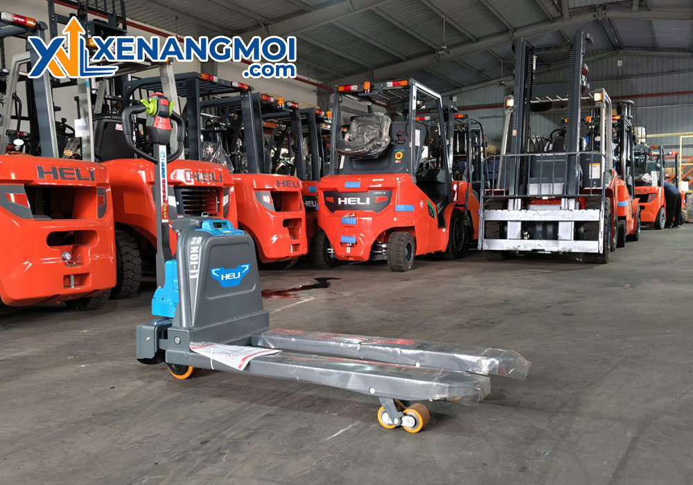 Xe nâng Pallet truck Heli 6 Xe nâng tay điện thấp Pallet truck Heli CBD20-ZLI hình ảnh thực tế